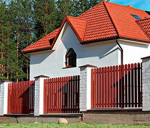 Забор для дома